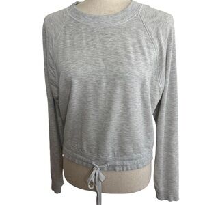 Banana Republic women’s Baby Terry super soft light gray size size M